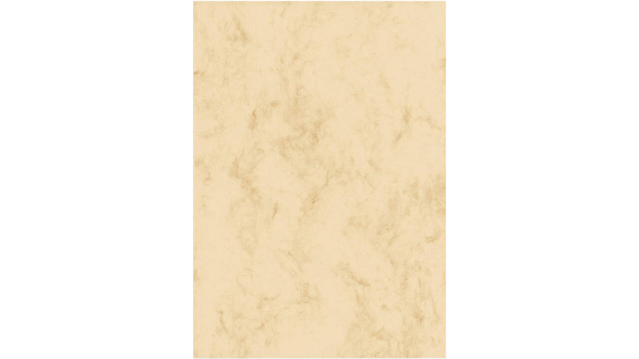 Designpapier Sigel A4 90gr marmer beige pak à 100 vel